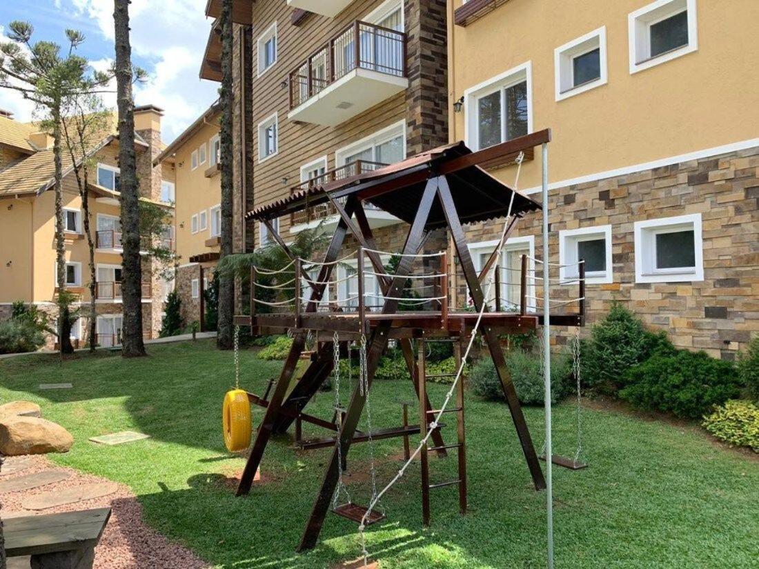 103/3 Apto Com Piscina Aquecida Gramado Dış mekan fotoğraf